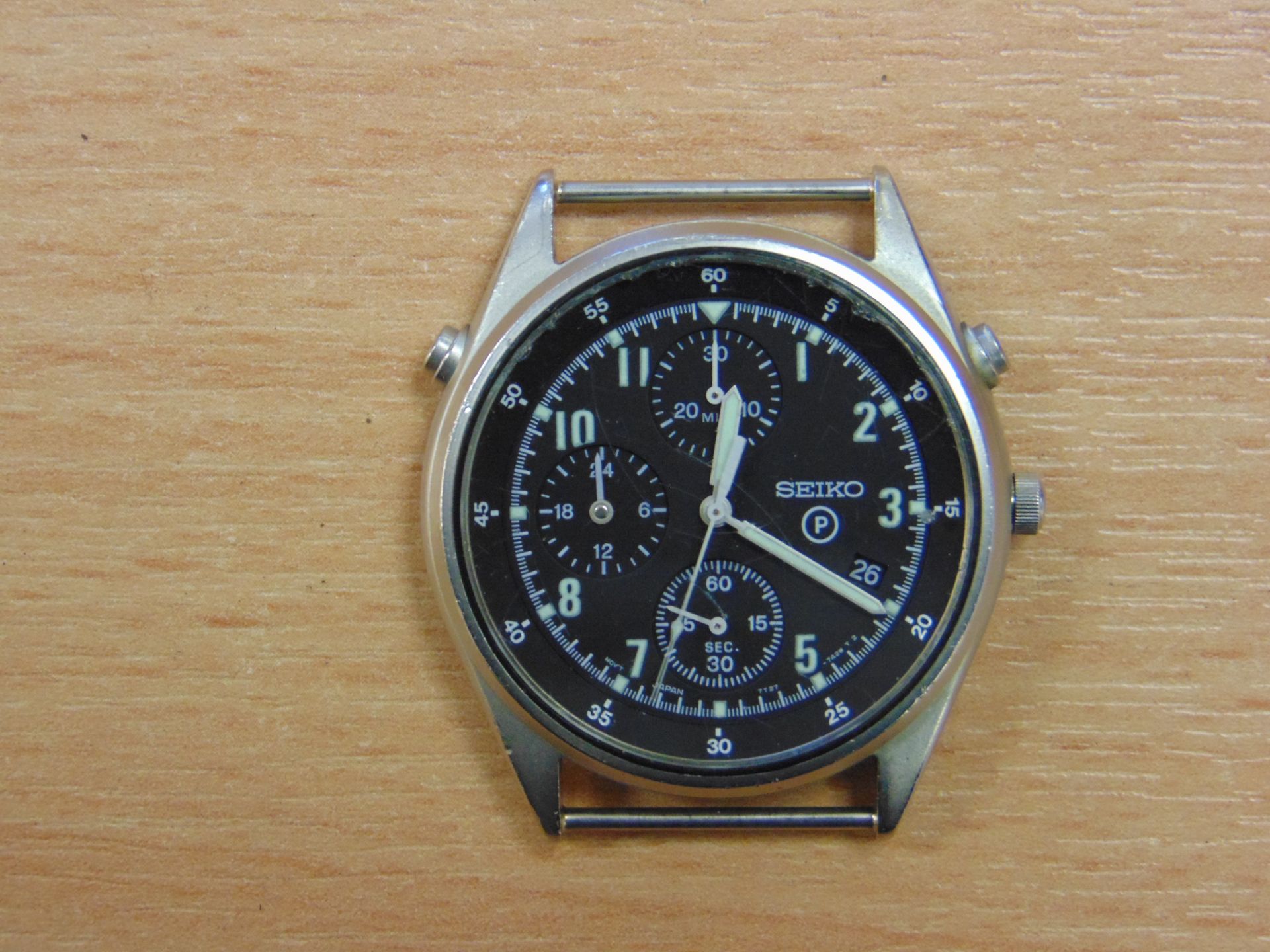 SEIKO RAF ISSUE PILOTS CHRONO GEN 2 NATO MARKS DATED 1994 - Image 5 of 8