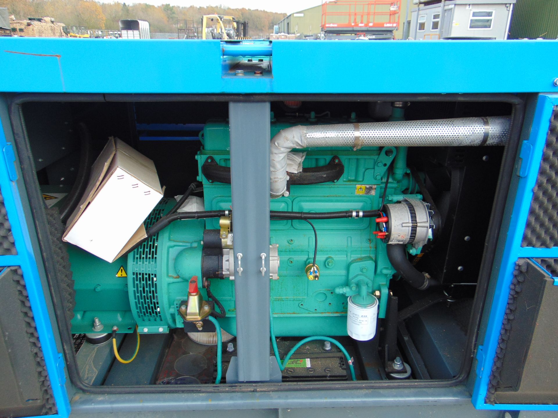 2020 UNISSUED 50 KVA 3 Phase Silent Diesel Generator Set - Image 13 of 15