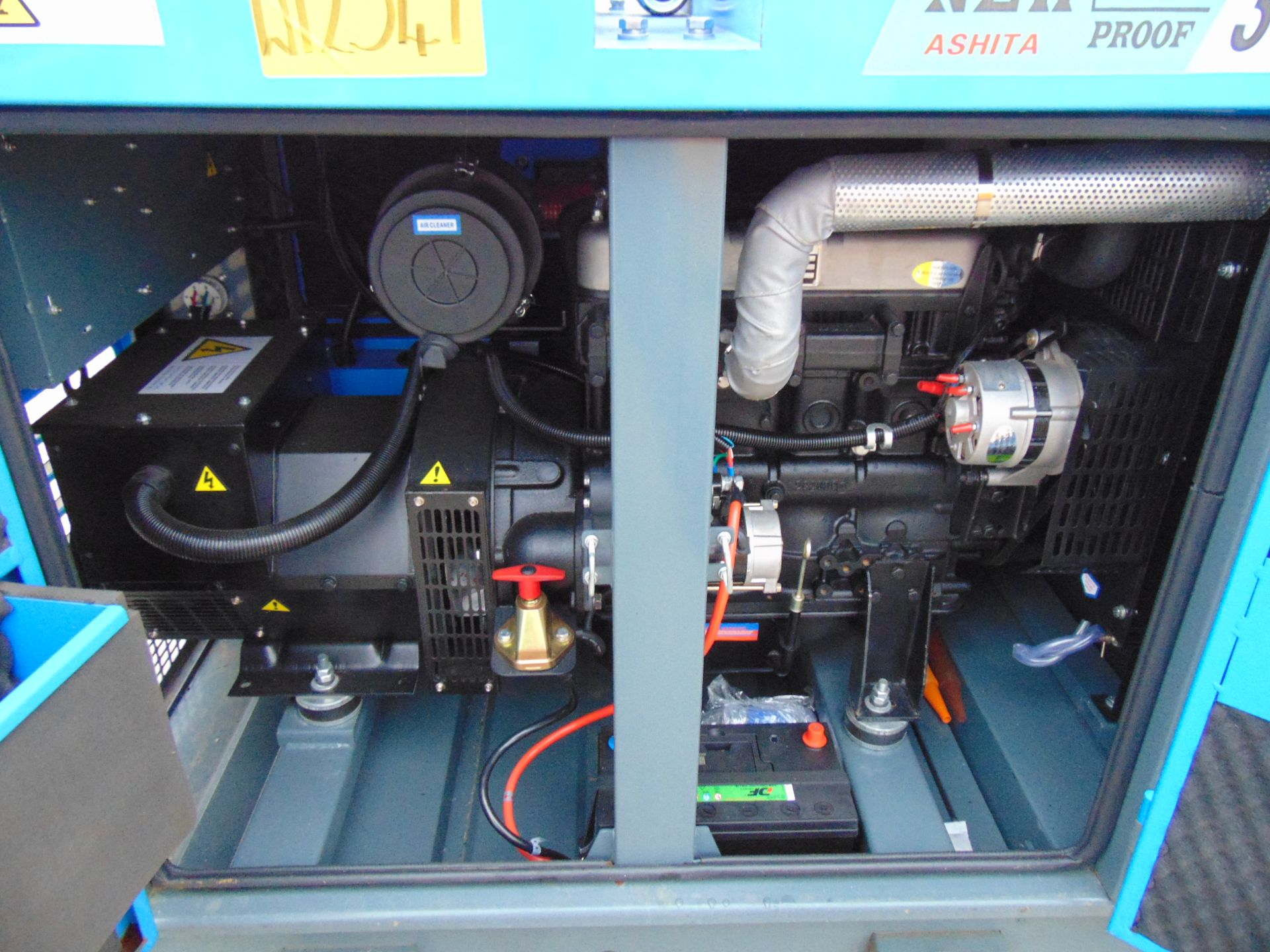 2020 UNISSUED 30 KVA 3 Phase Silent Diesel Generator Set - Image 15 of 19