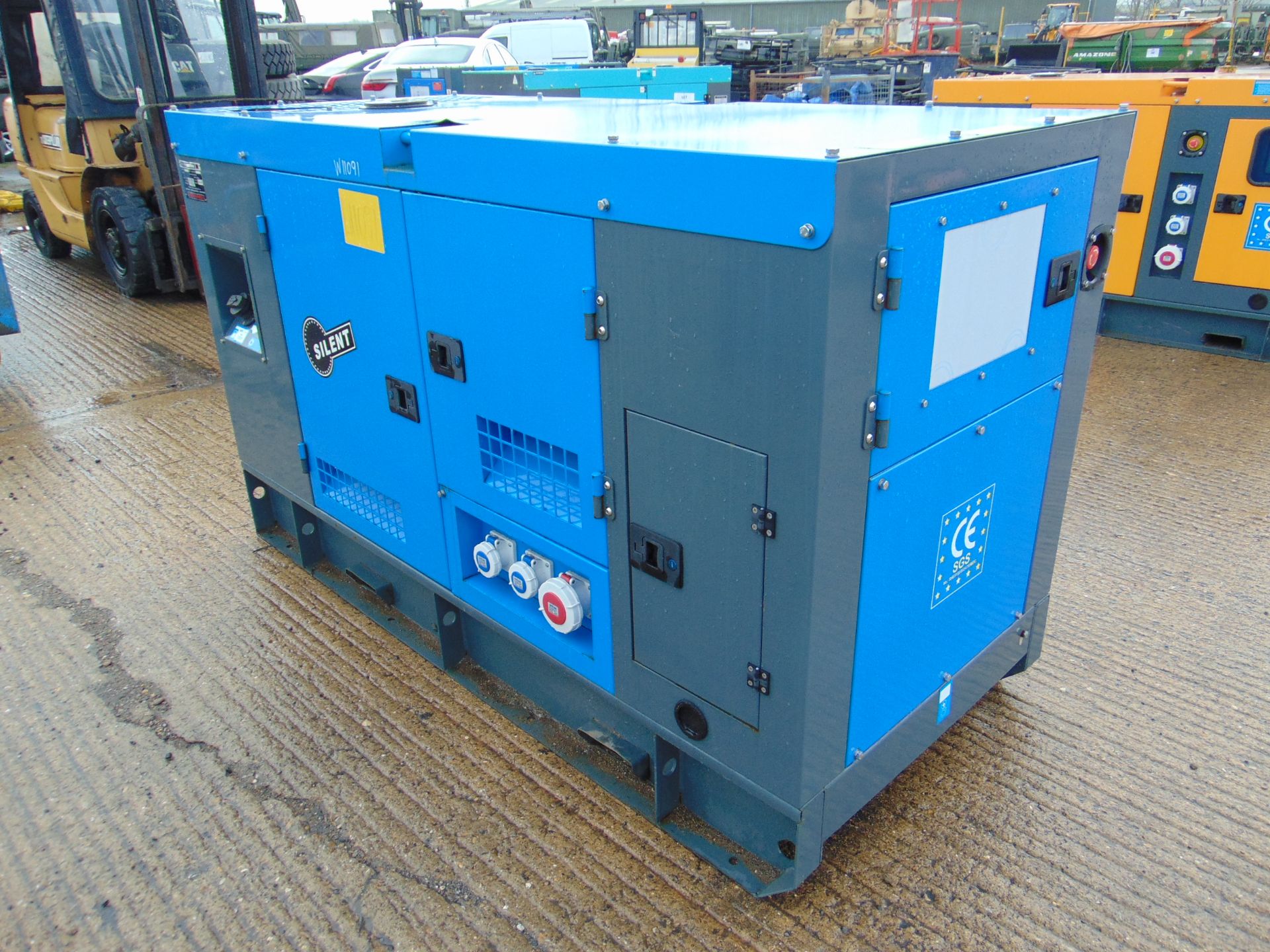 2020 UNISSUED 50 KVA 3 Phase Silent Diesel Generator Set - Image 6 of 15