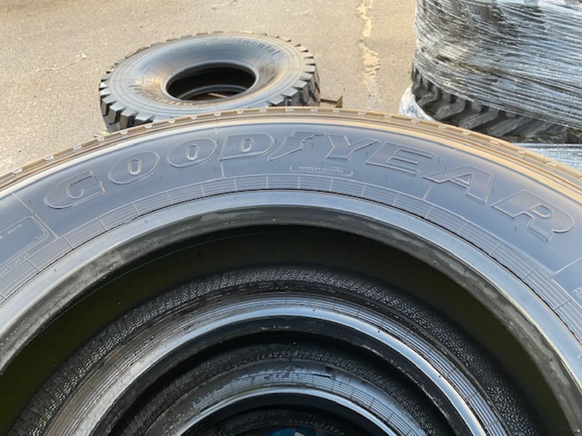 QTY 4 x Goodyear Marathon LHT 11R22.5 tyres, unused - Image 5 of 7