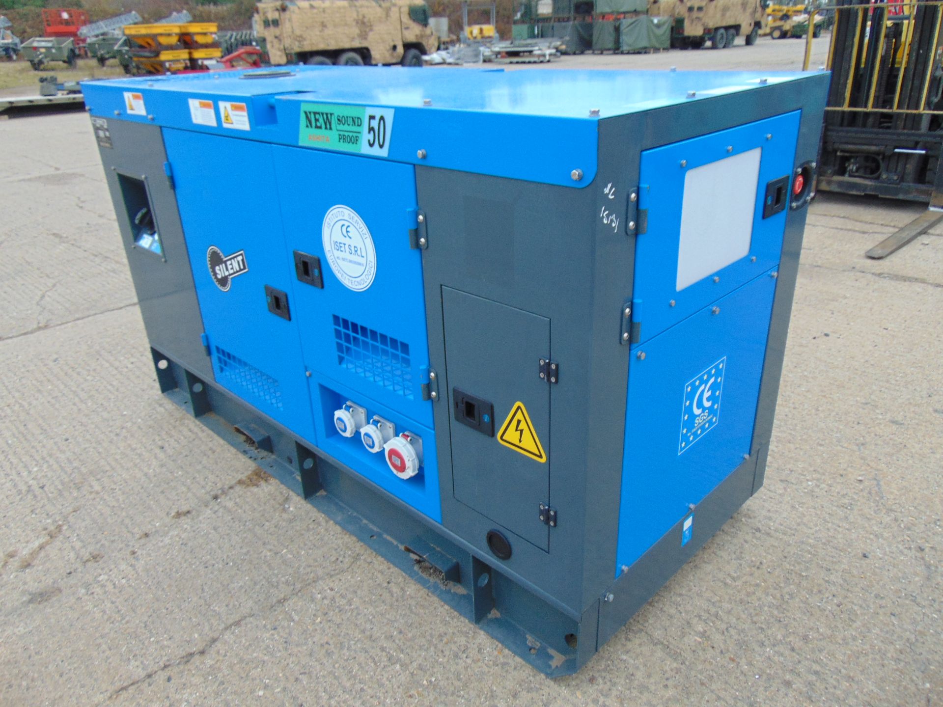 2021 UNISSUED 50 KVA 3 Phase Silent Diesel Generator Set - Image 7 of 19