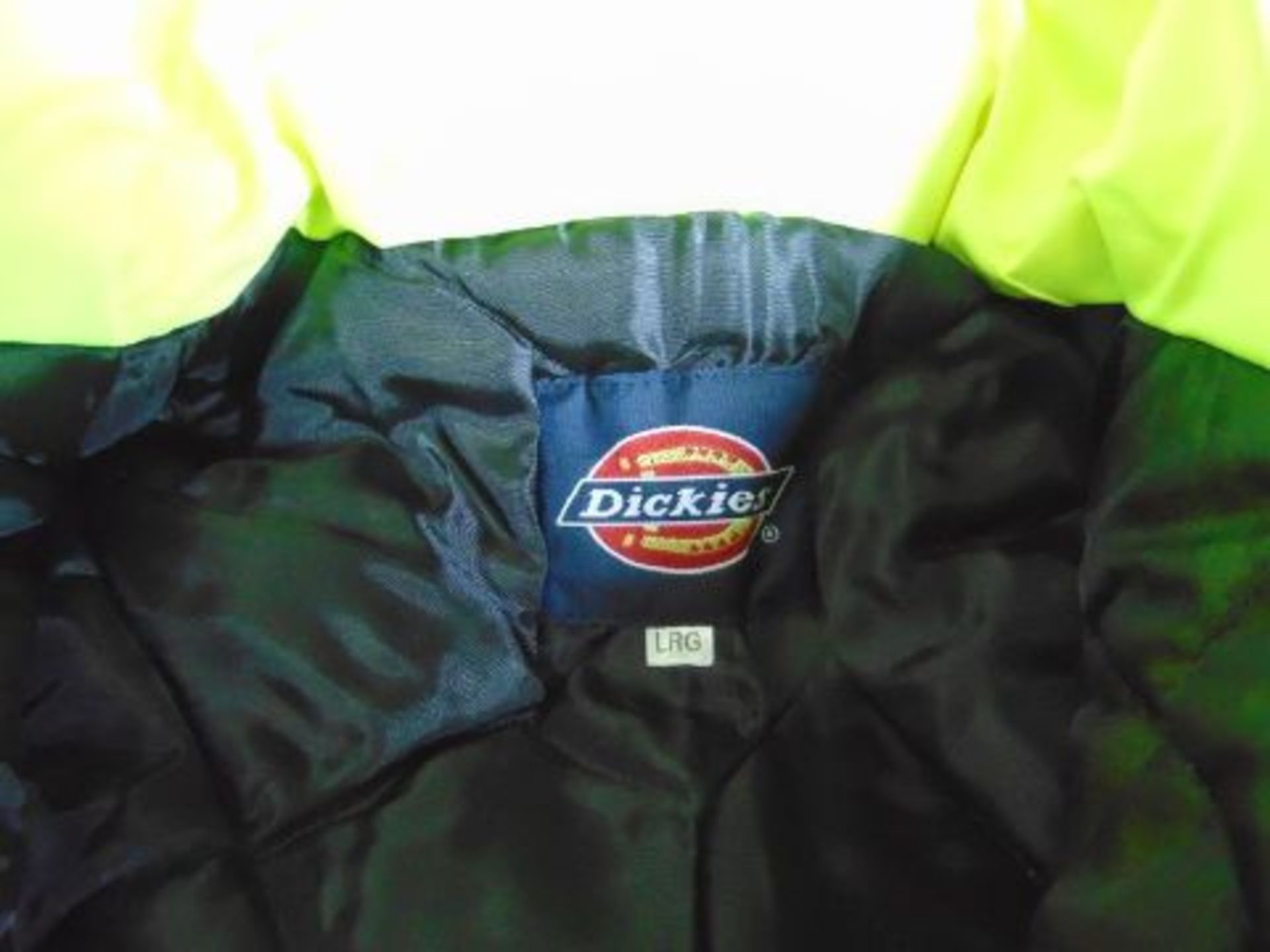 Dickies Waterproof Hi-Viz JacketSize MEDIUM - Image 2 of 3