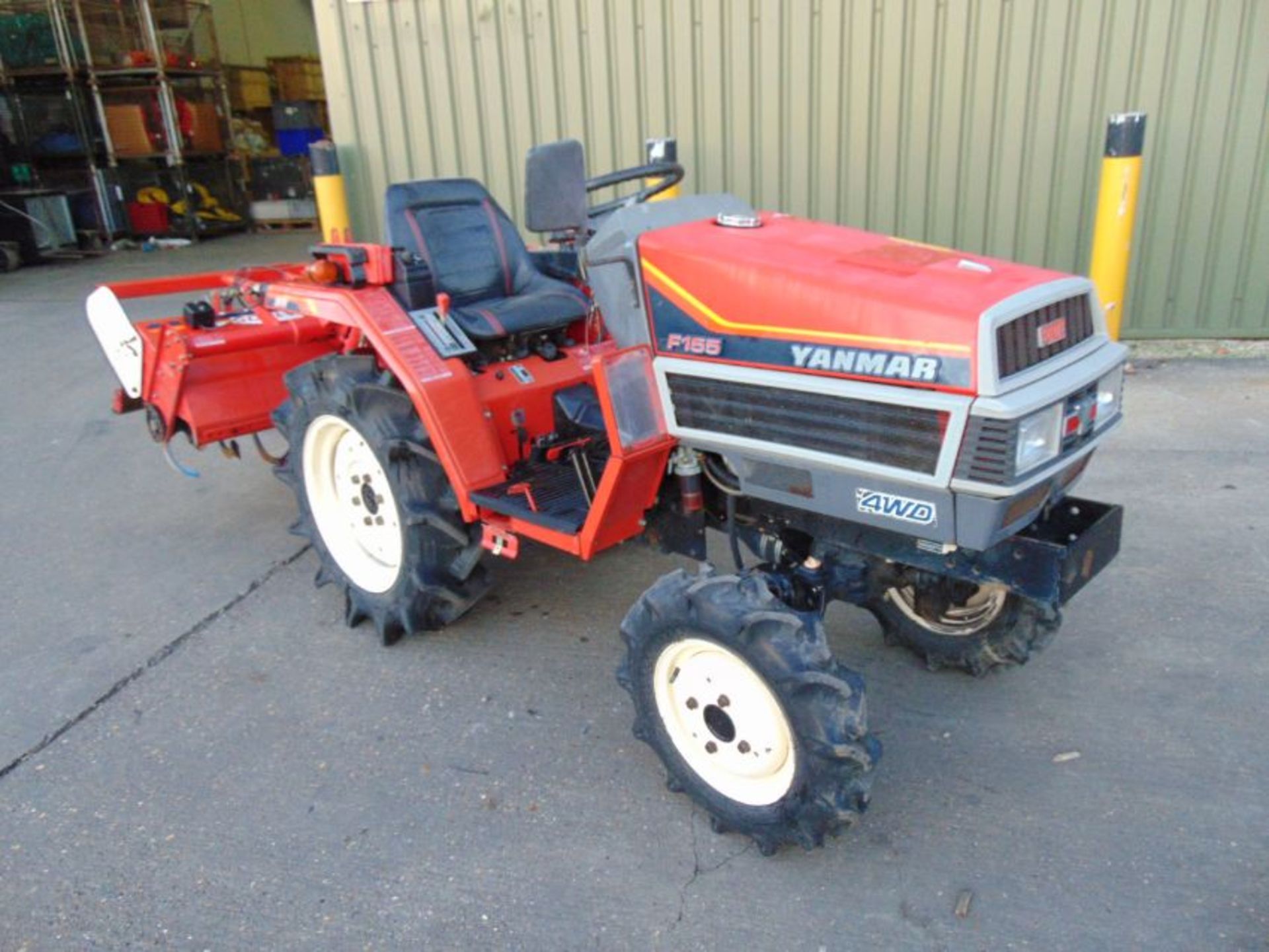 Yanmar F155 4WD Compact Tractor c/w Rotovator ONLY 601 HOURS! - Image 16 of 24