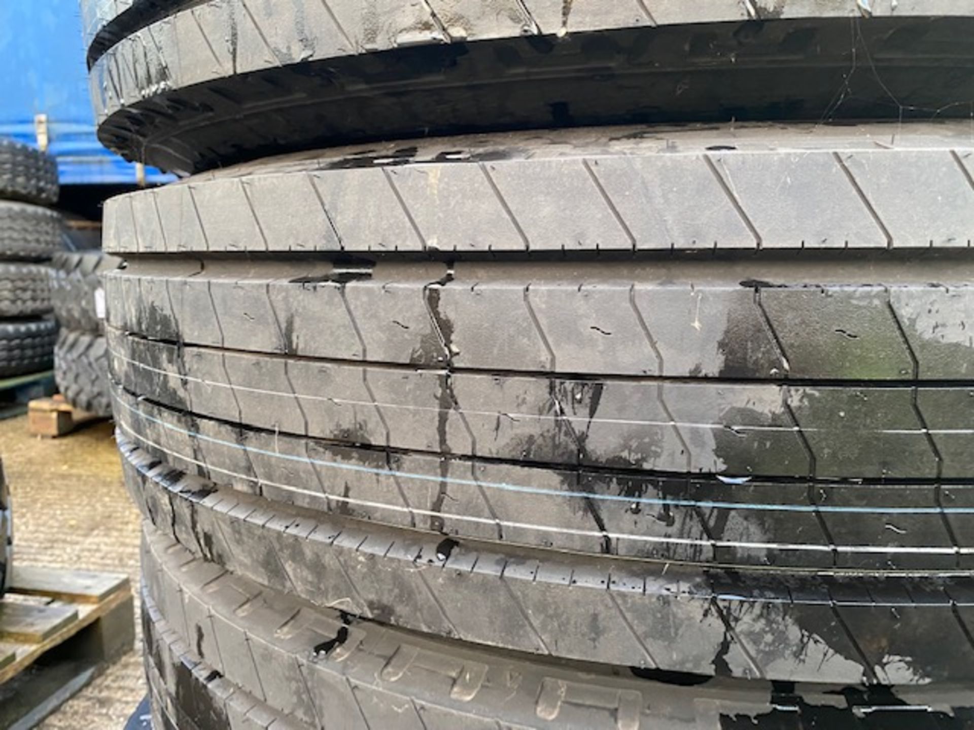 QTY 4 x Goodyear Marathon LHT 11R22.5 tyres, unused - Image 3 of 7