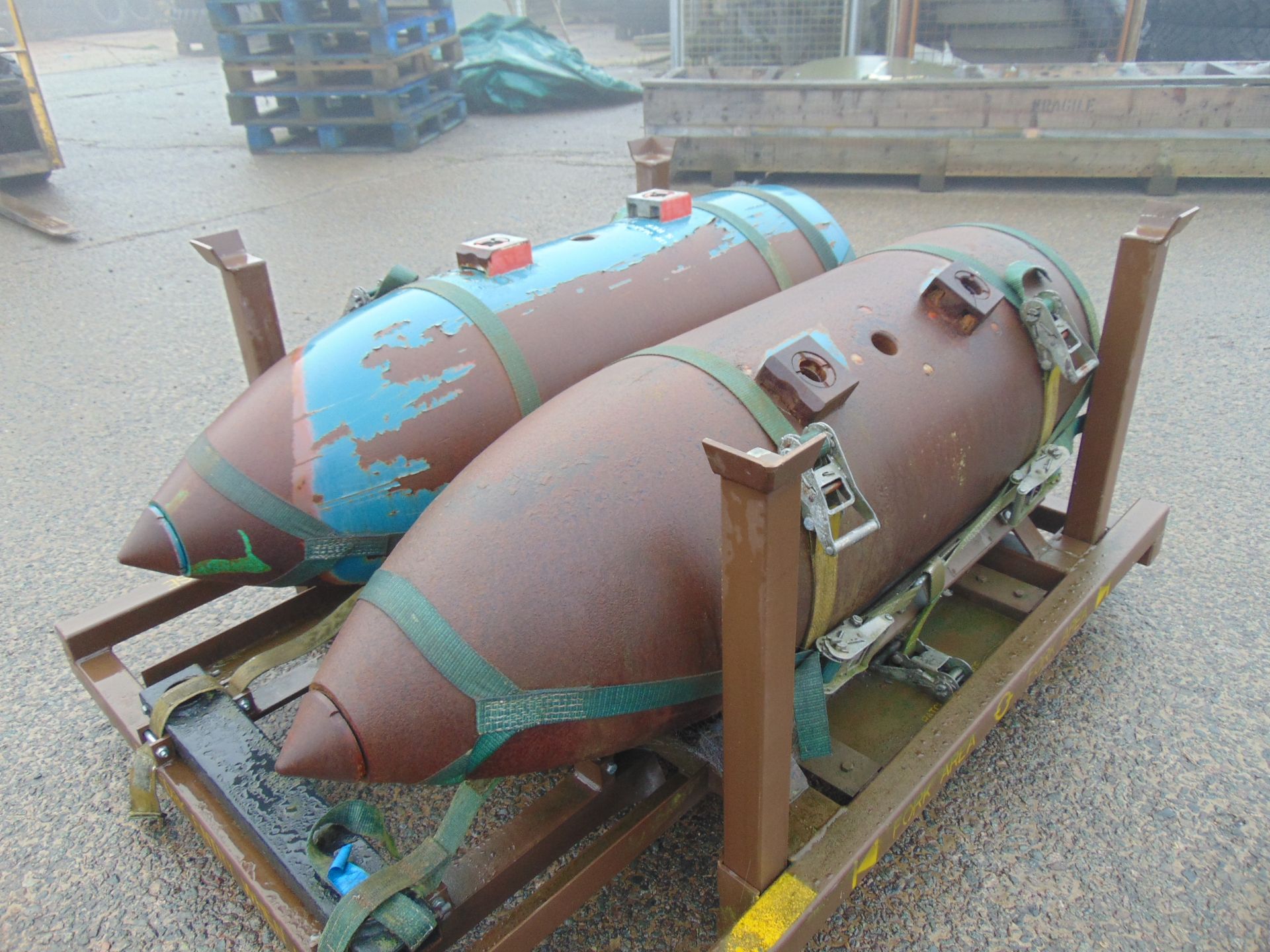 2 x Ex Reserve Harrier 1000lb Practice Bombs - Image 3 of 7