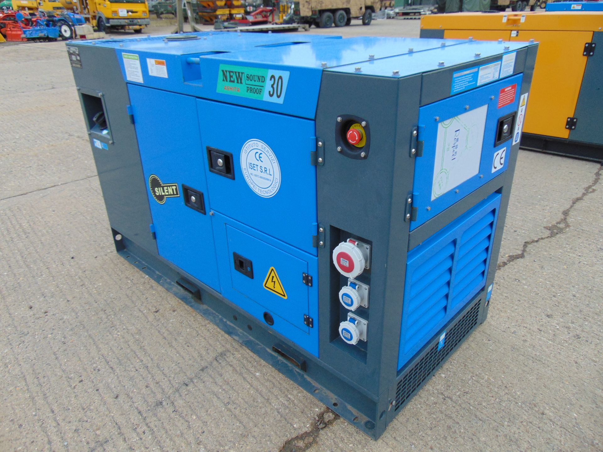 2020 UNISSUED 30 KVA 3 Phase Silent Diesel Generator Set - Image 7 of 19