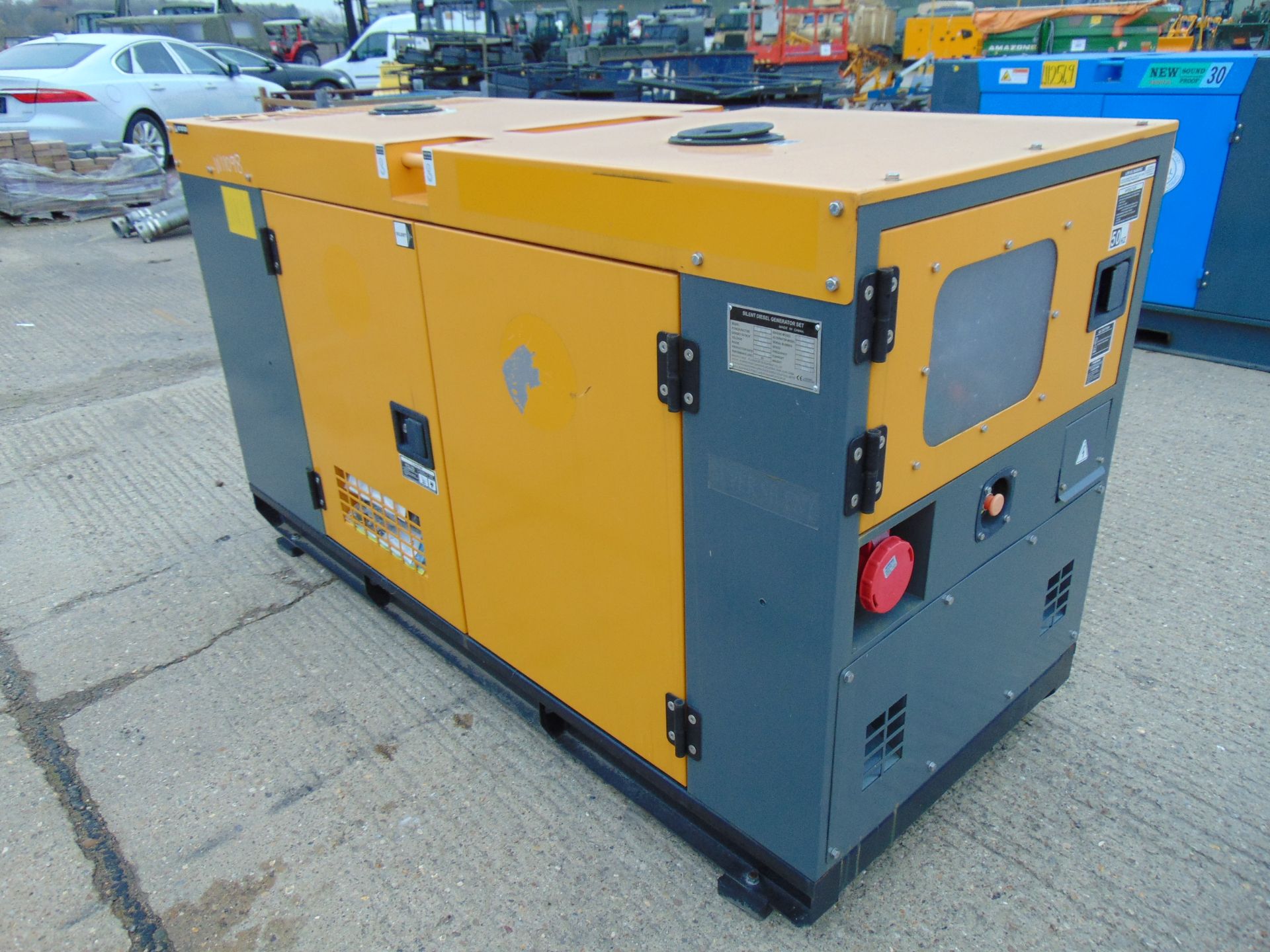 2020 UNISSUED 40 KVA 3 Phase Silent Diesel Generator Set - Image 4 of 18