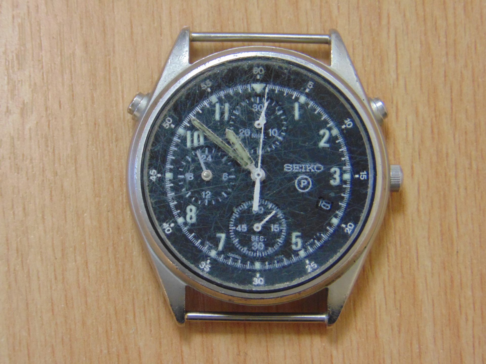 SEIKO GEN 2 PILOTS CHRONO NATO MARKS RAF ISSUE DATE 1996 - Image 4 of 9