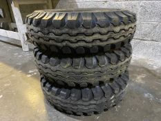 4 x Continental 8.25-15 Industrie tyres, unused, 18 ply rating