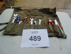 Military Vehicle Tool Roll as shown