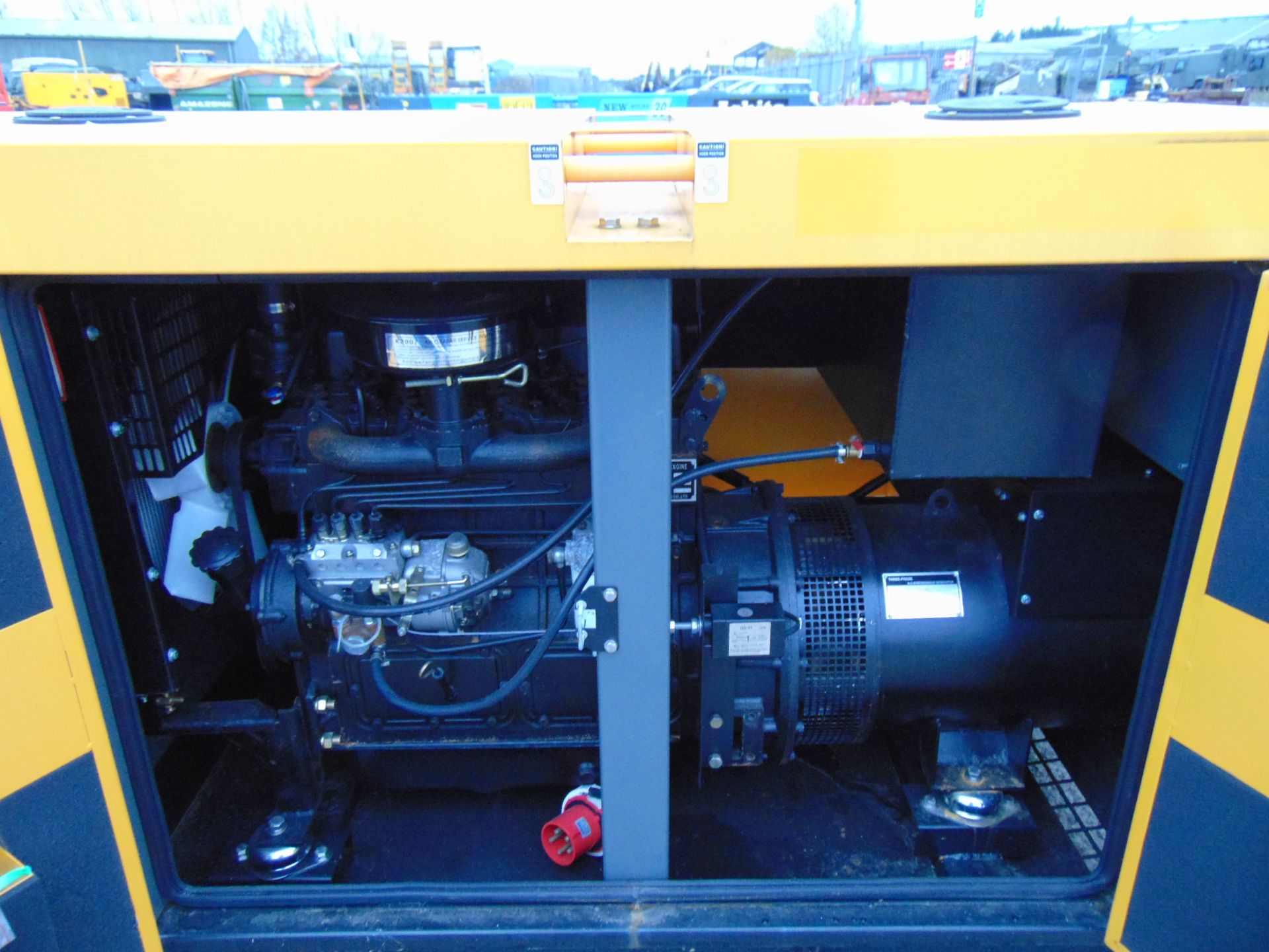 2020 UNISSUED 40 KVA 3 Phase Silent Diesel Generator Set - Image 10 of 18