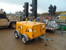 Pike Signals 2 Way Traffic Lights C/W Tandem Trailer and 2 x Kohler Command Pro 6 Engines