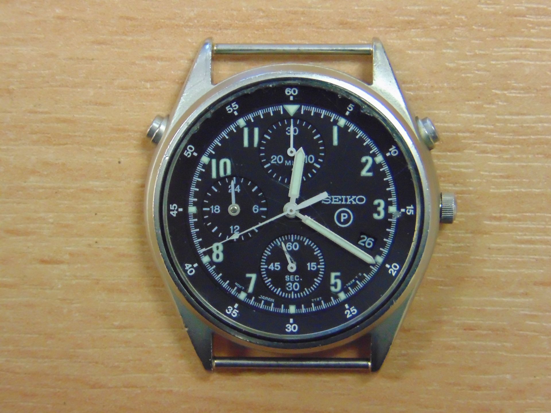 SEIKO RAF ISSUE PILOTS CHRONO GEN 2 NATO MARKS DATED 1994 - Image 4 of 8