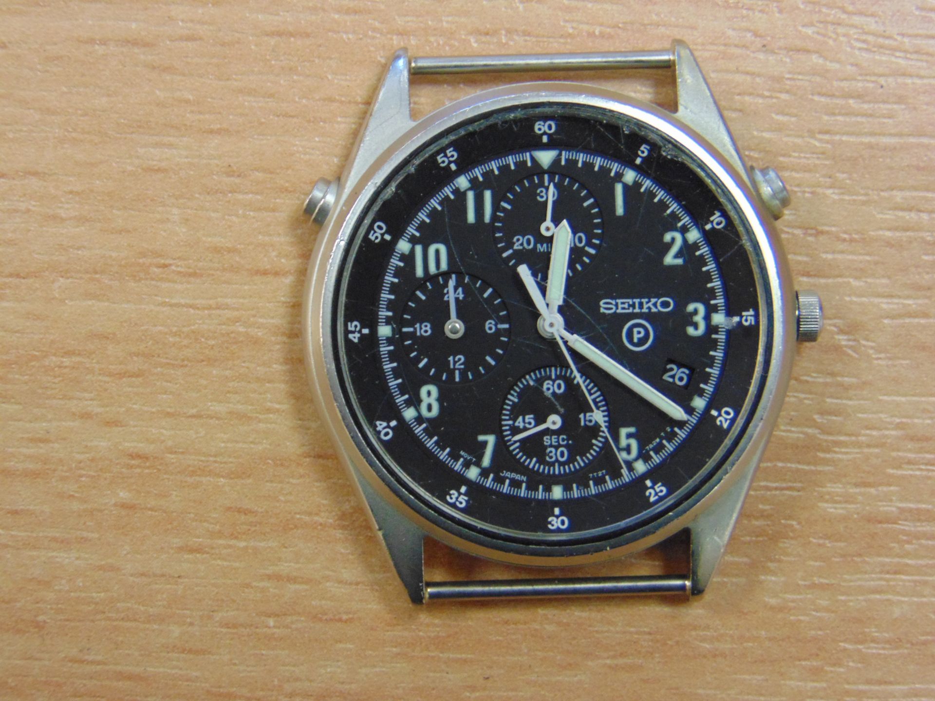 SEIKO RAF ISSUE PILOTS CHRONO GEN 2 NATO MARKS DATED 1994 - Image 3 of 8