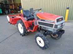 Yanmar F155 4WD Compact Tractor c/w Rotovator ONLY 601 HOURS!