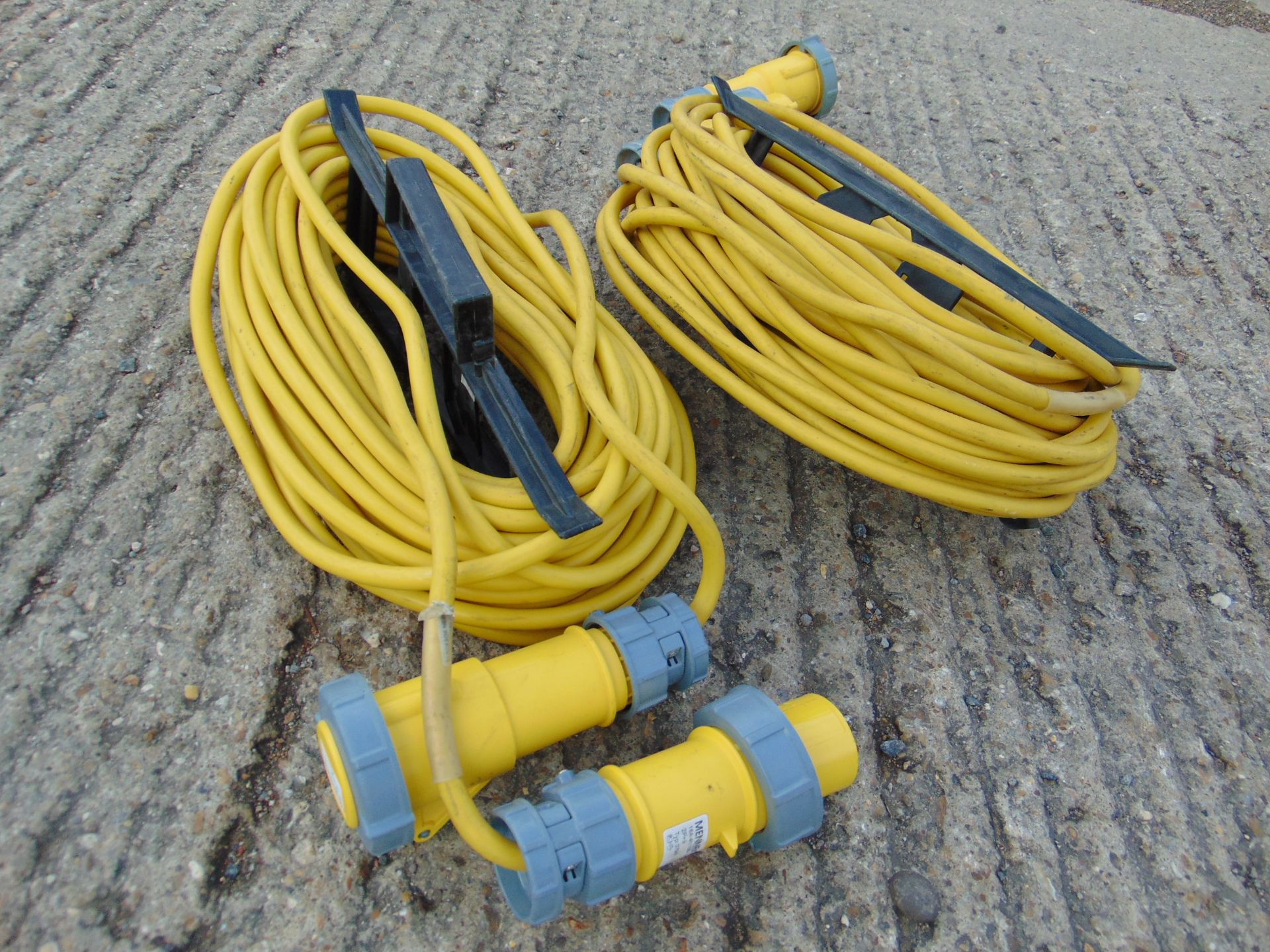 2 x 110V Extension Cable Assys - Image 2 of 4