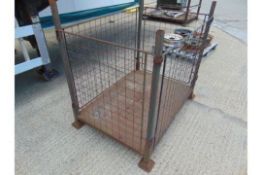 Steel Stacking Stillage with removable sides and corner posts