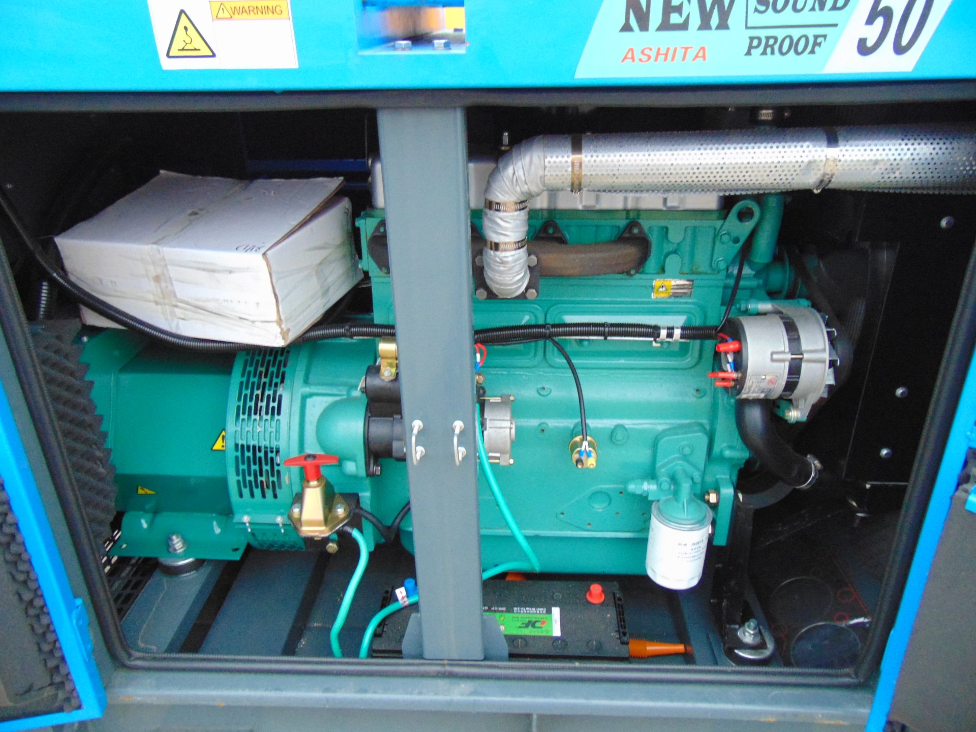 2021 UNISSUED 50 KVA 3 Phase Silent Diesel Generator Set - Image 16 of 19