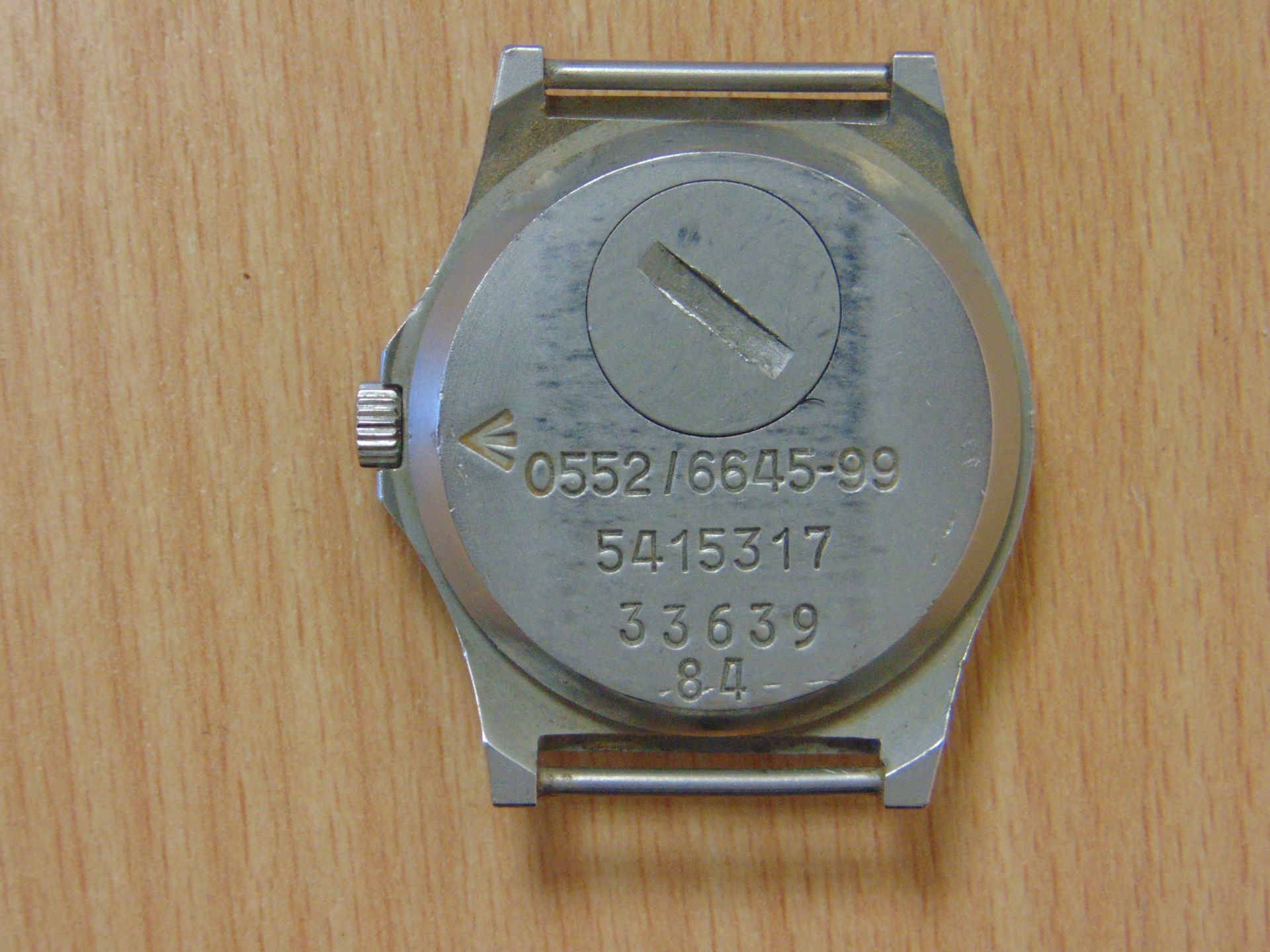 V. RARE FAT BOY CWC 0552 R. NAVY ISSUE SERVICE WATCH NATO MARKS DATED 1984 - Image 7 of 7