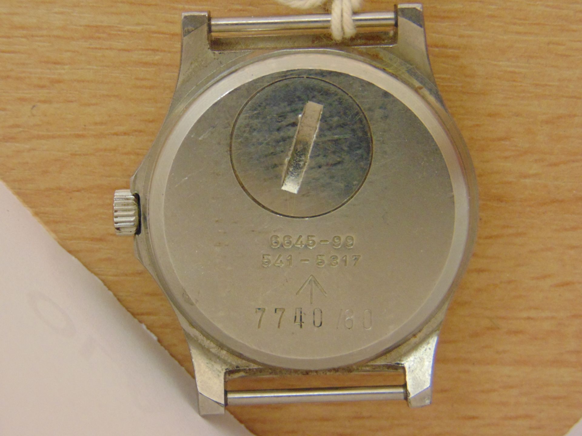 VERY RARE CWC FAT BOY SERVICE WATCH NATO NUMBERS BROAD ARROW DATED 1980. - Image 5 of 6