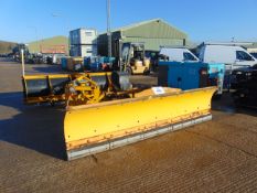 10Ft Bunce Hydraulic Snow Plough Blade c/w Frame and Power Pack