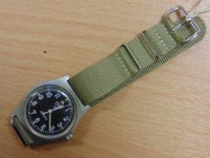 CWC W10 BRITISH ARMY SERVICE WATCH WATERPROOF TO 5 ATM NATO MARKED DATE 2006