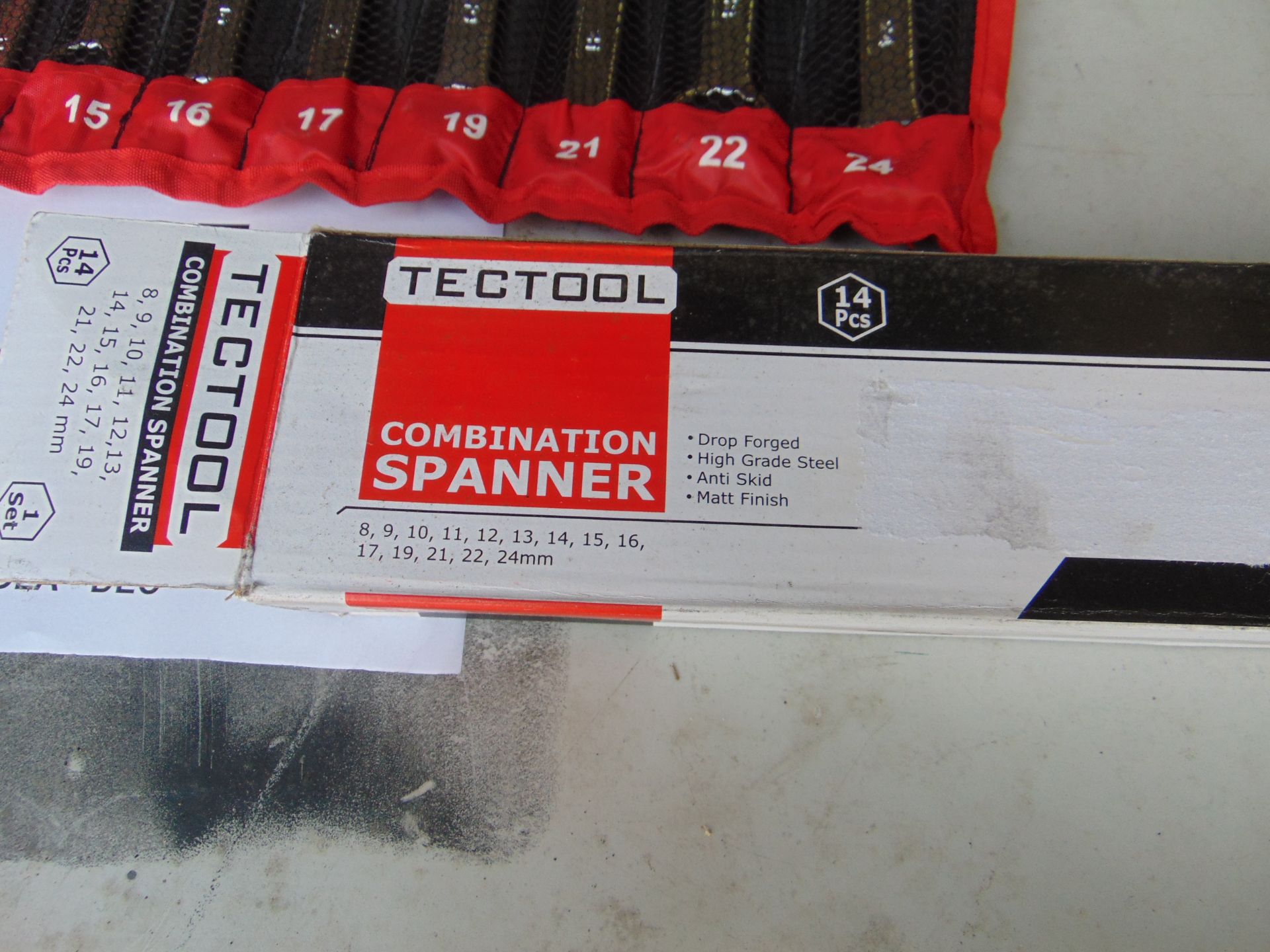 Tectool 14 pcs Combination Spanners set Unused as shown - Image 3 of 3