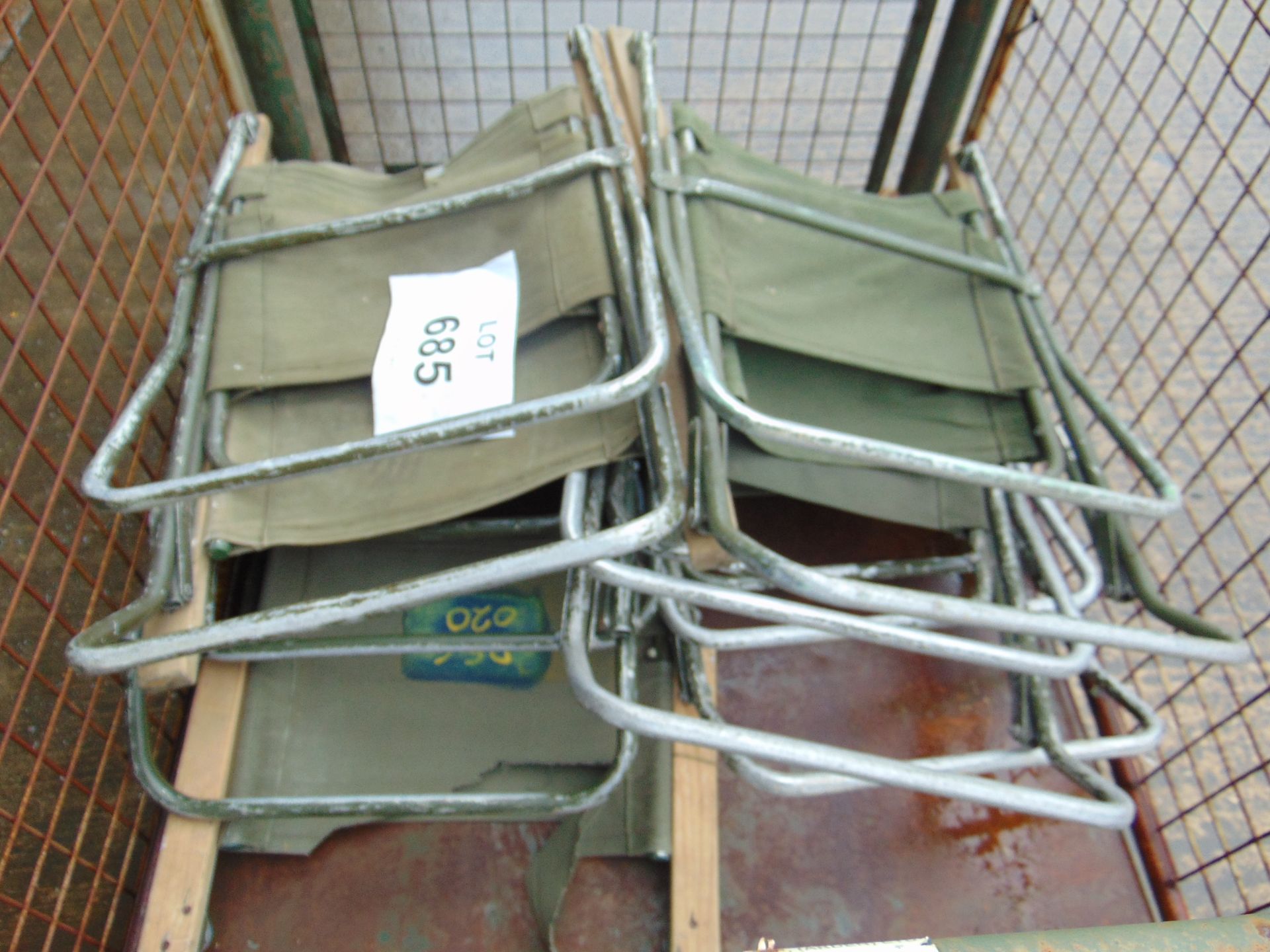 7 x Standard British Army Campin Chairs - Image 3 of 3