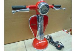 VESPA SCOOTER TABLE LAMP 40CMS X 40CMS