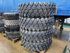 Qty 4 x Michelin 16.00R20 XZL tyres