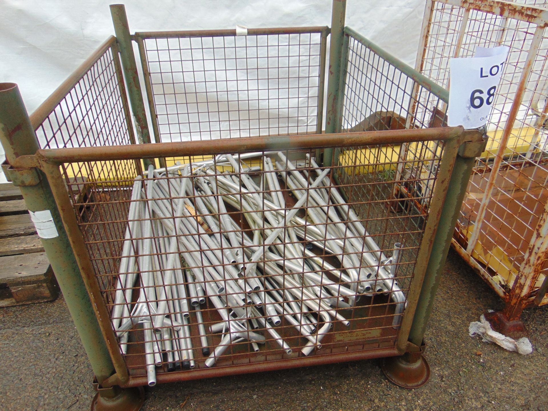 Approx 50 Alluminium Tent Poles as shown - Image 2 of 3