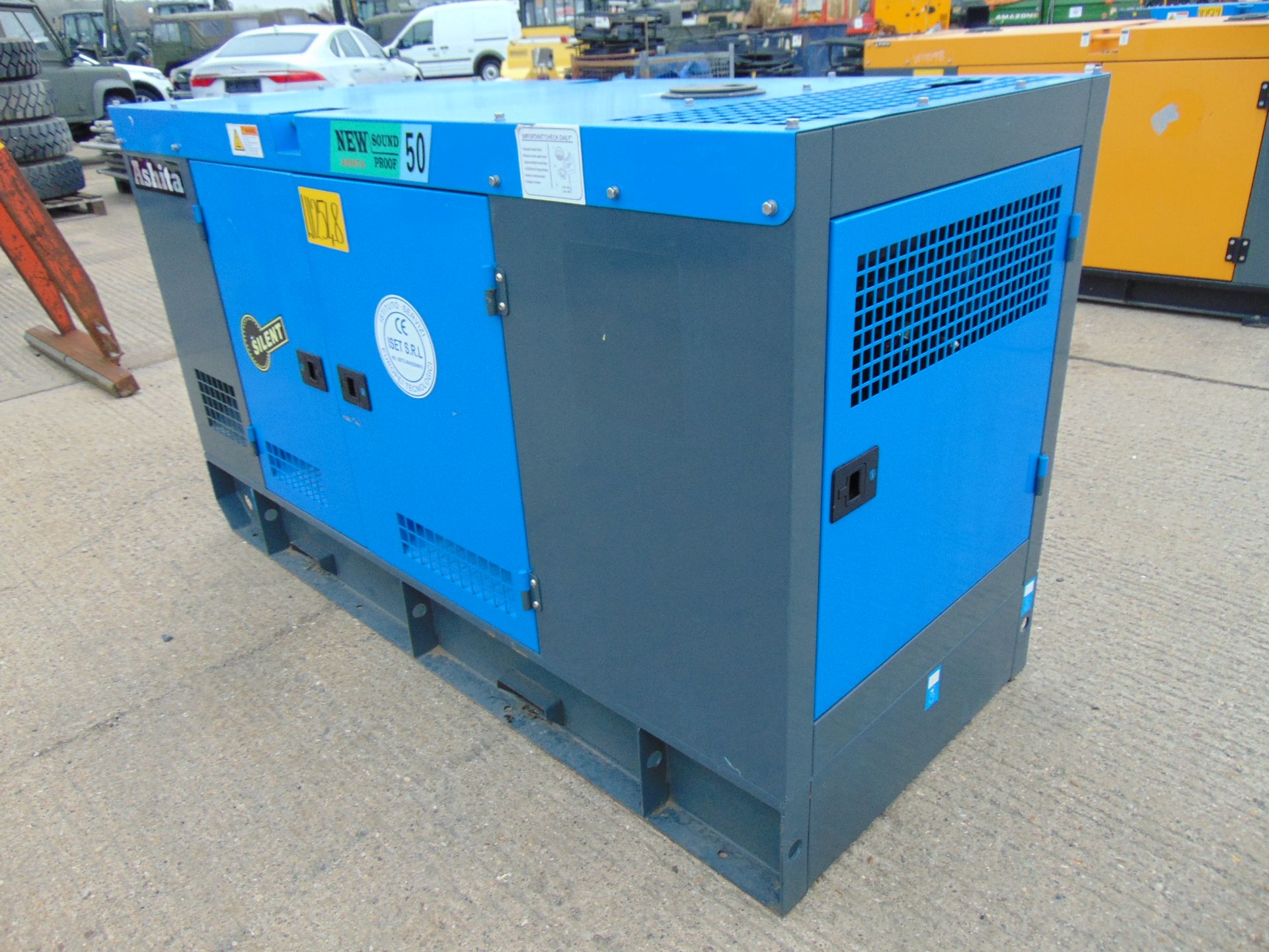 2021 UNISSUED 50 KVA 3 Phase Silent Diesel Generator Set - Image 3 of 19