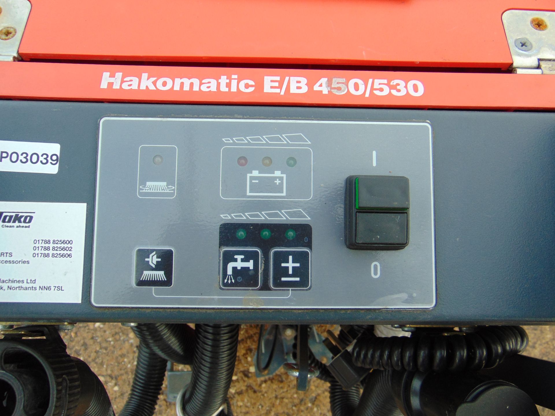 Hako Hakomatic E/B 450/530 Walk Behind Floor Scrubber - Image 6 of 9