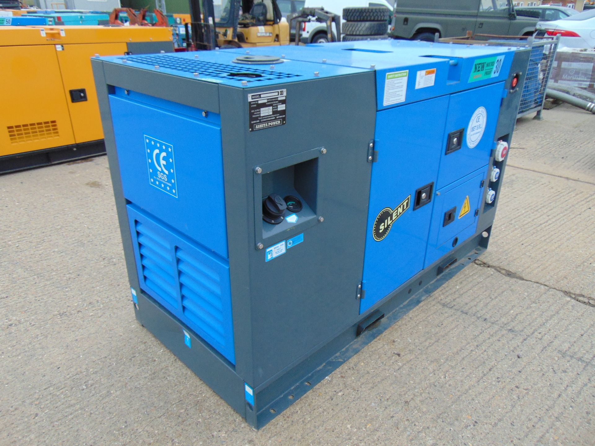 2020 UNISSUED 30 KVA 3 Phase Silent Diesel Generator Set - Image 2 of 19