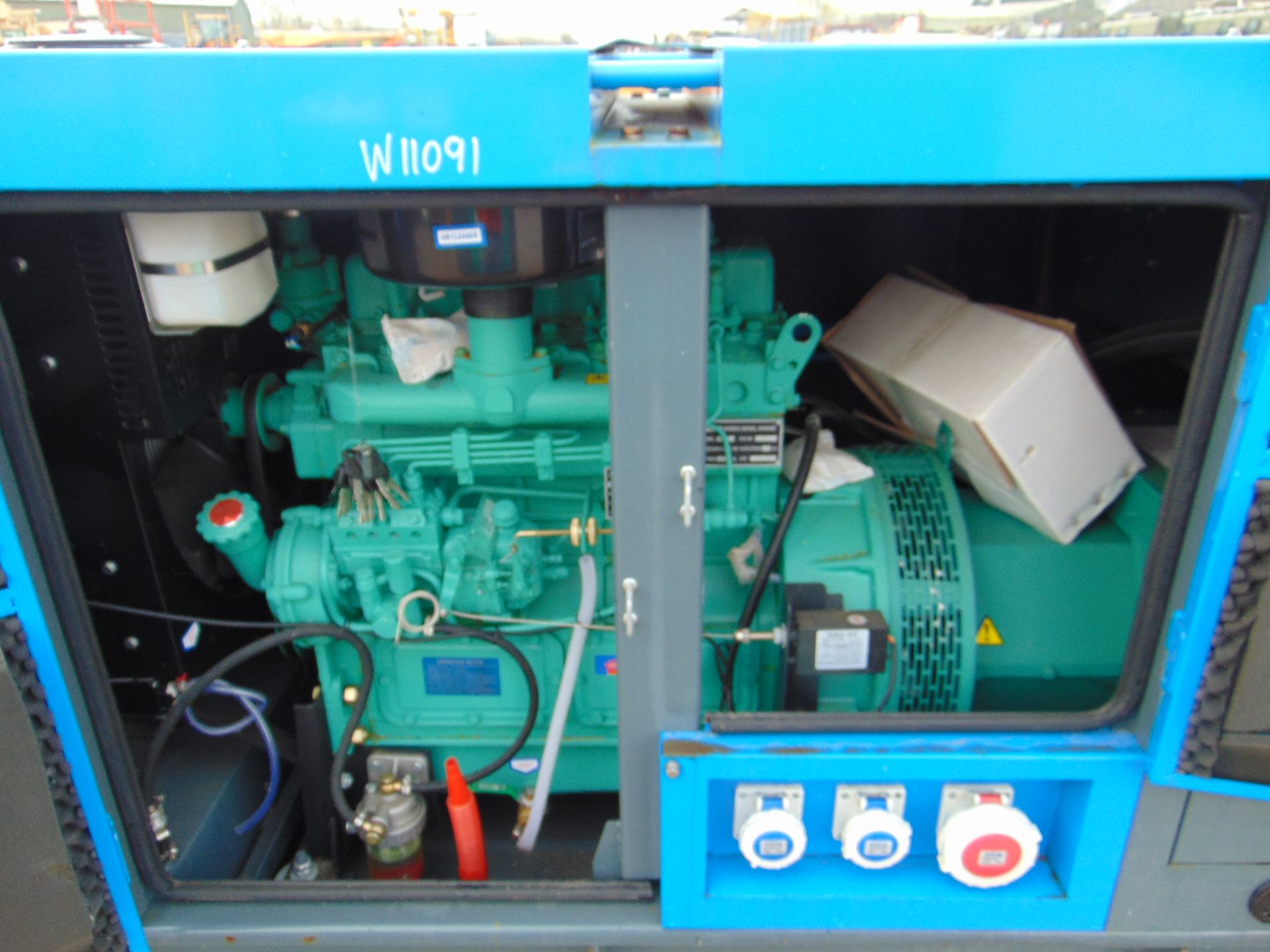 2020 UNISSUED 50 KVA 3 Phase Silent Diesel Generator Set - Image 10 of 15