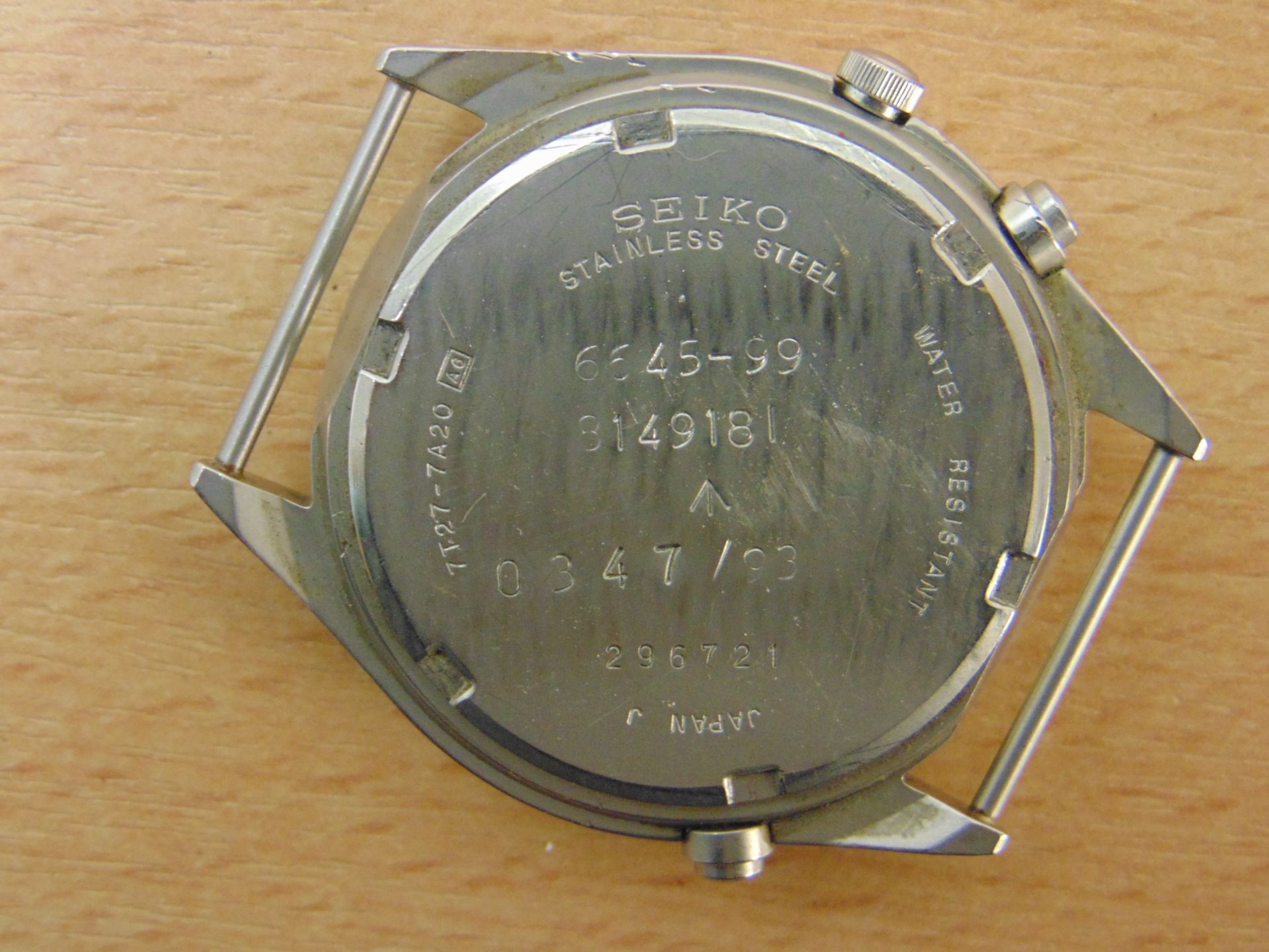 SEIKO GEN 2 PILOTS CHRONO NATO MARKS RAF ISSUE DATED 1993 POST GULF WAR I - Image 6 of 7