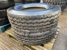 2 x Michelin 315/80R22.5 XZY—2 tyres, unused