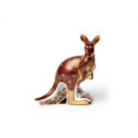 Royal Crown Derby - The Australian Collection 'Kangaroo ' paperweight - limited edition with gold