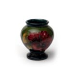 Moorcroft Hibiscus vase, impressed Moorcroft made in England to base, approx. H9.5cm
