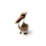 Royal Crown Derby - 'brown pelican' paperweight, approx. H13cm, (unboxed)