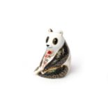 Royal Crown Derby - 'panda' paperweight , approx. H 10cm, (unboxed)