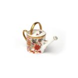 Royal Crown Derby - Miniature watering can (Imari inspired pattern with box