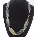 Chunky Jasper beaded necklace