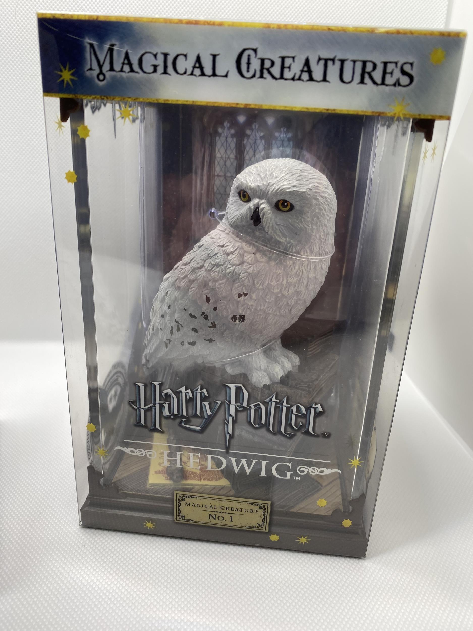 Two boxed Warner Brothers Harry Potter Magical Creatures figures no.1 ‘Hedwig’ and no.6 ‘Buckbeak’ - Image 2 of 5