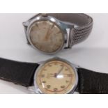 Two gentleman’s vintage wristwatches A/F