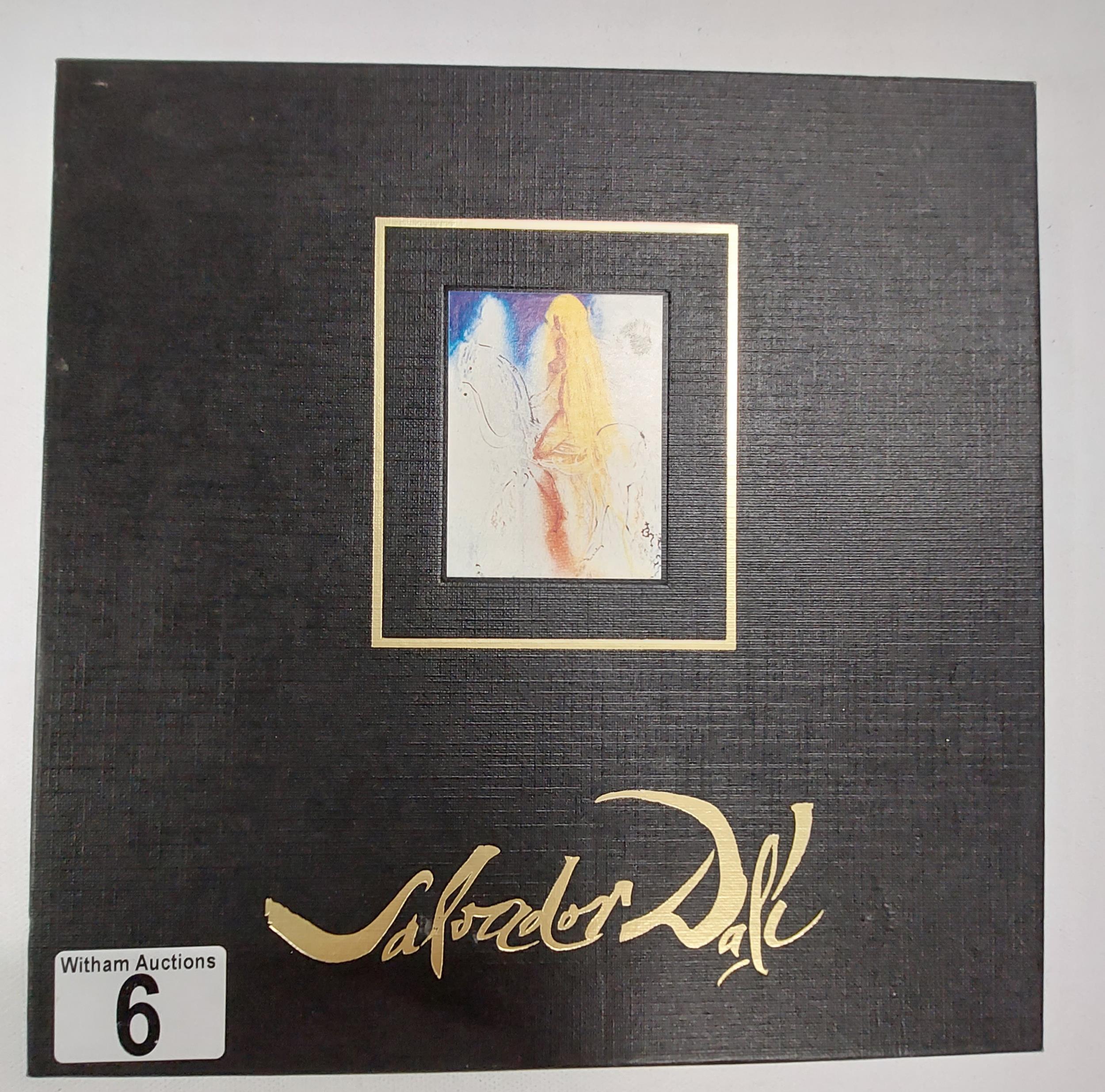 Rare limited edition SALVADOR DALI 'Lady Godiva', on silk, signed in the plate, 86cm x 78cm. in - Image 2 of 5