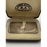 A Johnson & Mathey 100 grammes 999 fine silver bullion (504182) in original box