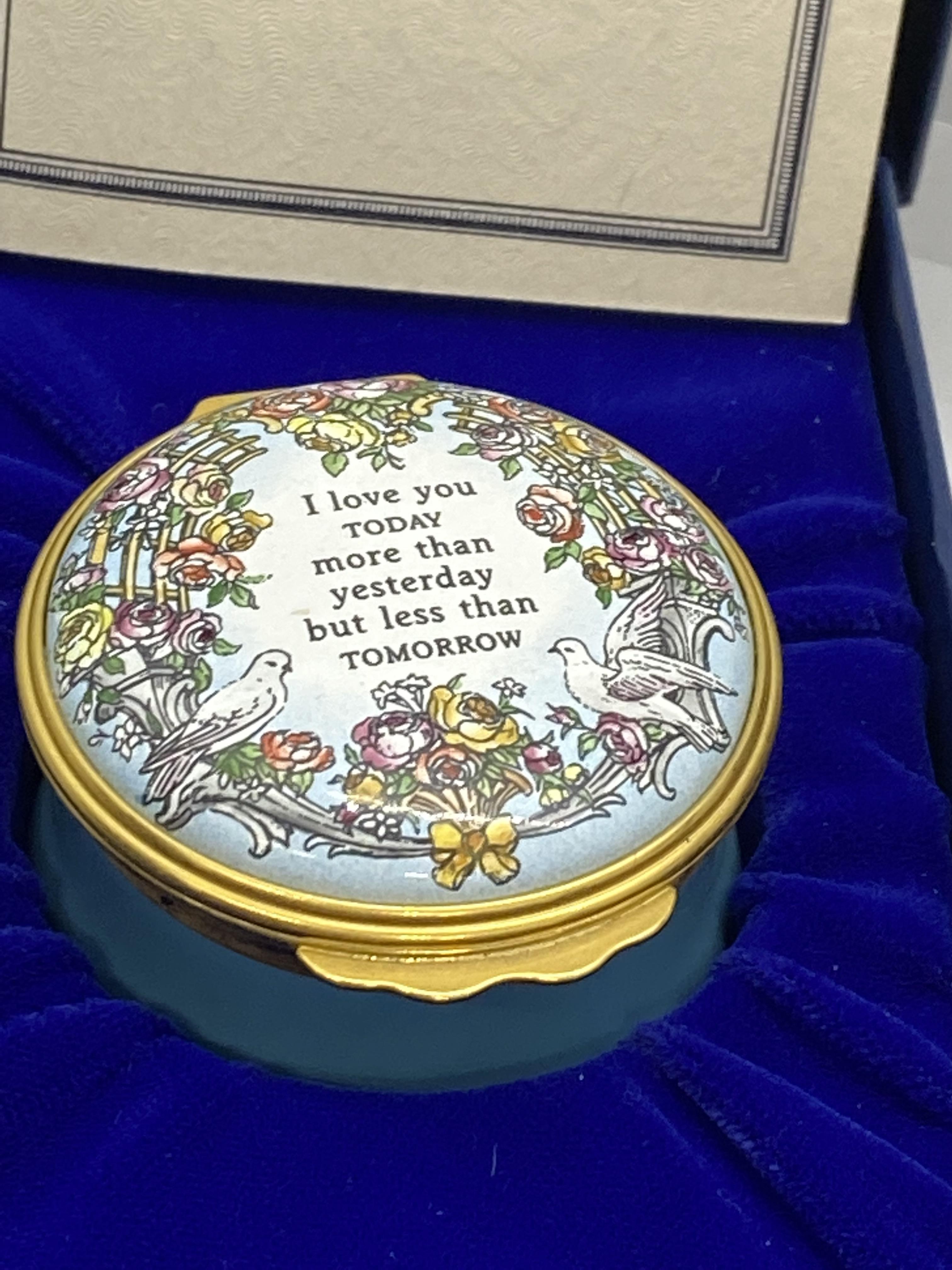 A group of Haylcon Days trinket boxes including Millennium 2000 The Art Box no. 578/1000, To mark - Image 7 of 12