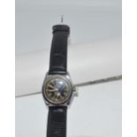 1940’s Rolex Oyster Royal Precision Forbes watch featuring black dial with Arabic numerals and